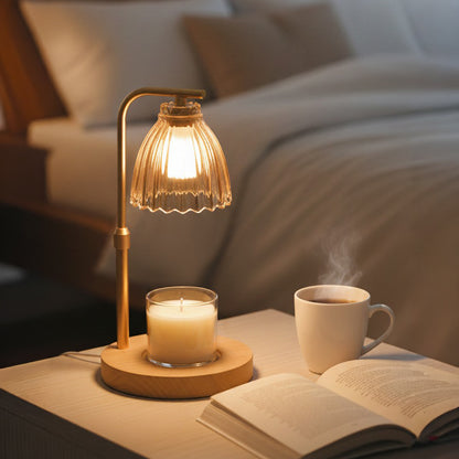 Flameless Candle Warmer Lamp with Adjustable Height